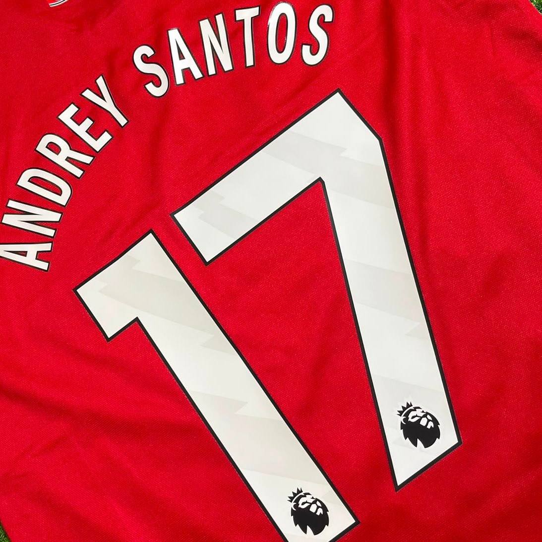 Andrey Santos Manchester United New Season 2027 Jersey Trikot Maillot Soccer Shir