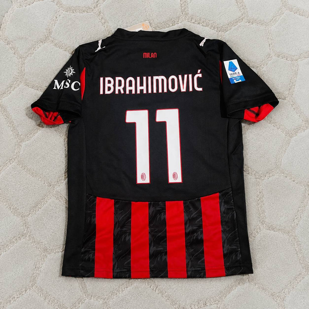 Zlatan Ibrahimovic AC Milan Football Retro Legend Jersey Trikot Maillot
