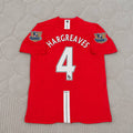 Owen Hargreaves Manchester United 2007 2008 EPL Retro Red Jersey Trikot