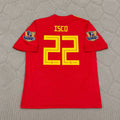 Isco #22 Spain 2018 World Cup Home Football Jersey