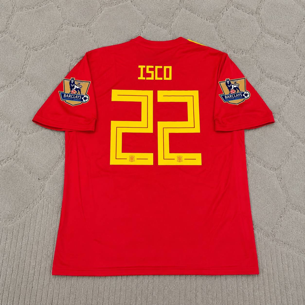 Isco #22 Spain 2018 World Cup Home Football Jersey