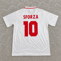 Ciriaco Sforza Switzerland 1994 World Cup White Retro Football Jersey