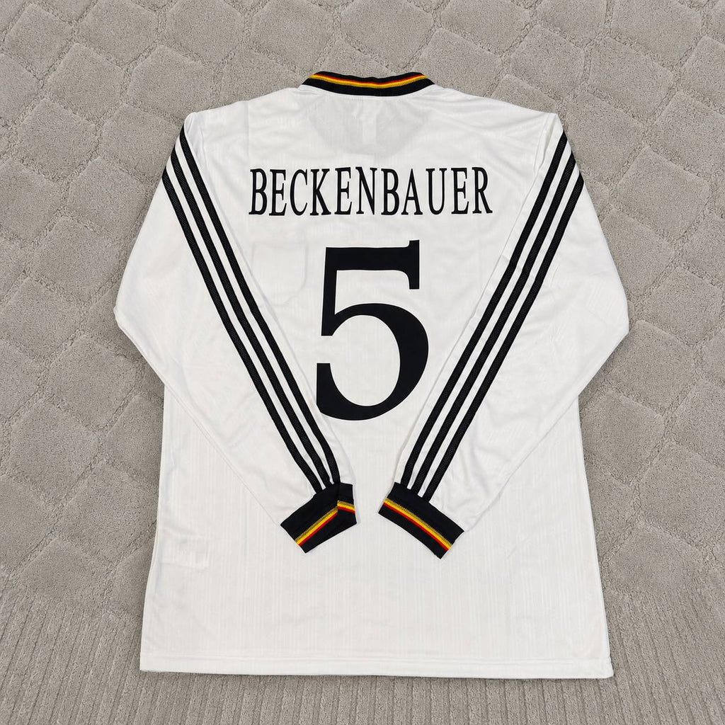 Franz Beckenbauer #5 Germany Long Sleeve Retro Football Jersey Kit