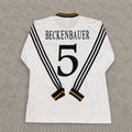 Franz Beckenbauer #5 Germany Long Sleeve Retro Football Jersey Kit