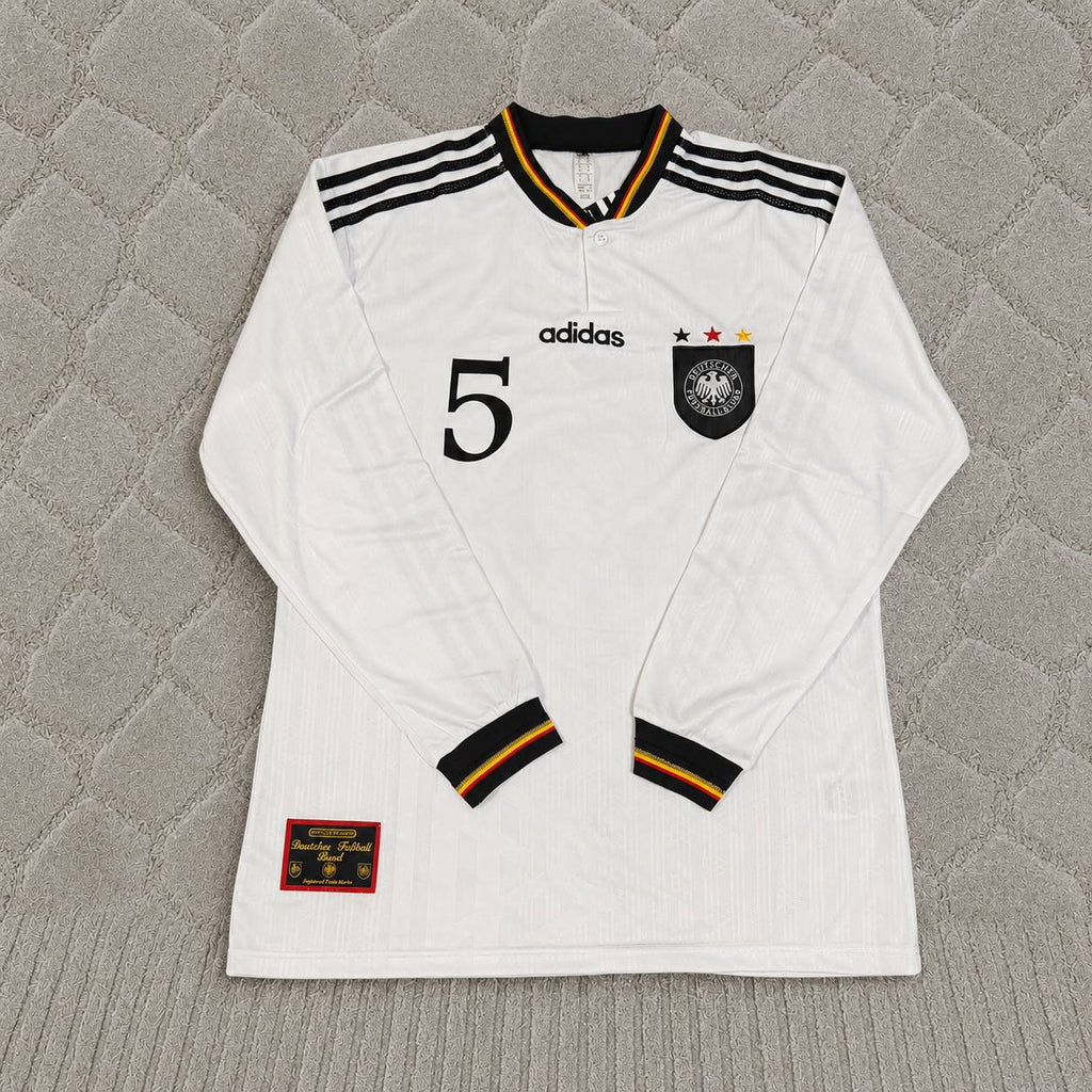 Franz Beckenbauer #5 Germany Long Sleeve Retro Football Jersey Kit