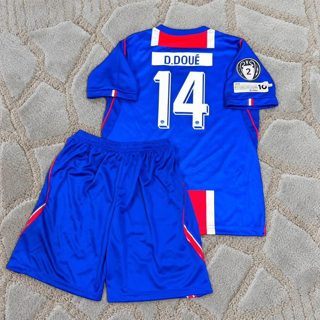 Desire Doue #14 Kids Jersey – Trikot Maillot Soccer Shirt Football