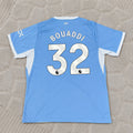 Ayyoub Bouaddi Manchester City 2026-27 Home New Season Jersey Trikot Maillot Soccer Shirt