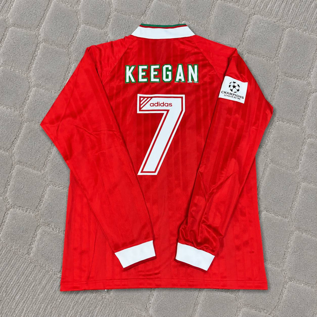 Kevin Keegan Liverpool Long Sleeve Retro Kit Jersey Trikot Maillot Soccer Shirt