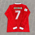 Kevin Keegan Liverpool Long Sleeve Retro Kit Jersey Trikot Maillot Soccer Shirt
