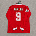Robbie Fowler Liverpool Long Sleeve Retro Kit Jersey Trikot Maillot Soccer Shirt