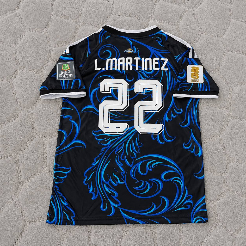 Lautaro Martinez Argentina 2026 World Cup Away Football Jersey Kit