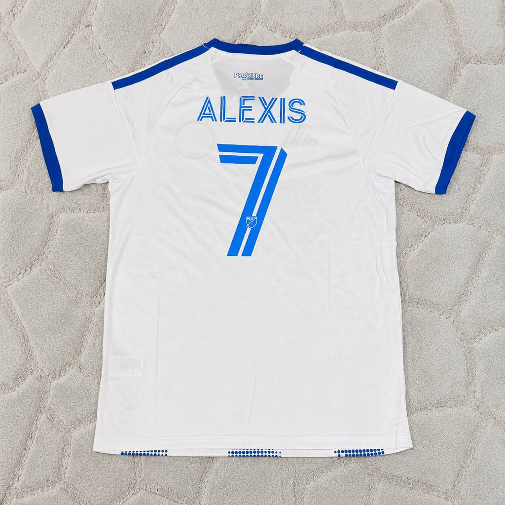 Alexis Sánchez CF Montréal  2026-2027 White New Season Soccer Kit Jersey