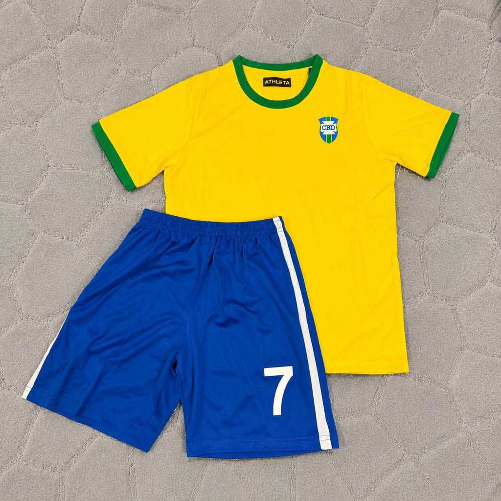 Garrincha Brazil World Cup Kids Football Jersey
