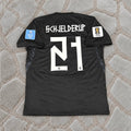 Andreas Schjelderup #21 Norway World Cup 2026 Away Black Football Shirt Soccer Trikot Maillot