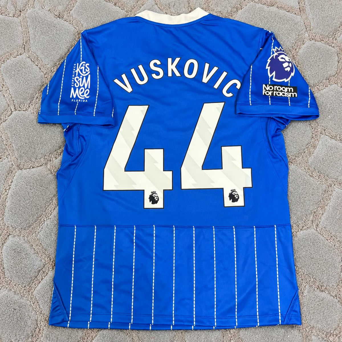 Luka Vuskovic #44 Brighton 2026-2027 Home Blue Football Shirt Jersey Kit Trikot Maillot