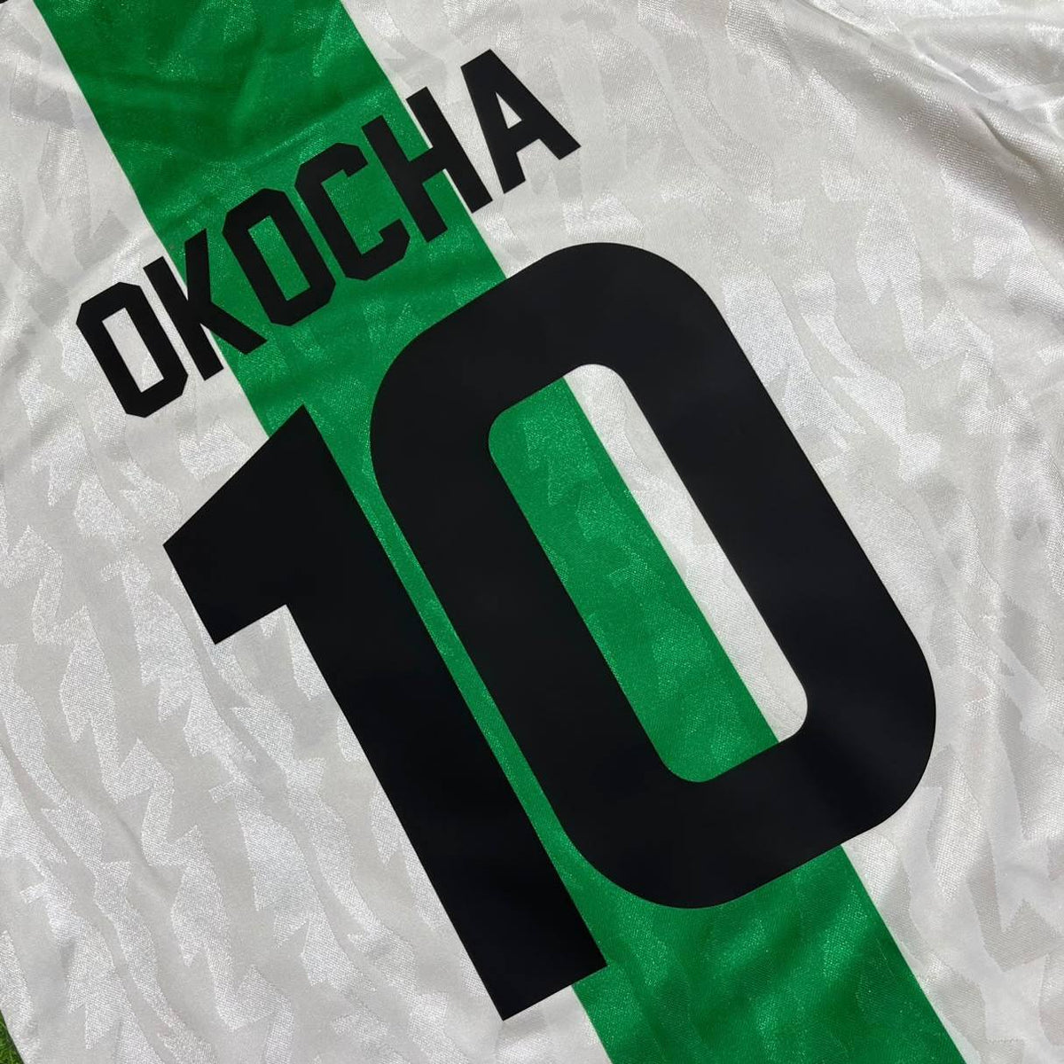 Jay-Jay Okocha Nigeria 1996 Season Home Retro Football Jersey Kit Trikot Maillot