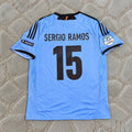 Sergio Ramos Spain EURO 2012 Final Retro Football Jersey Kit Trikot Maillot Magliaa