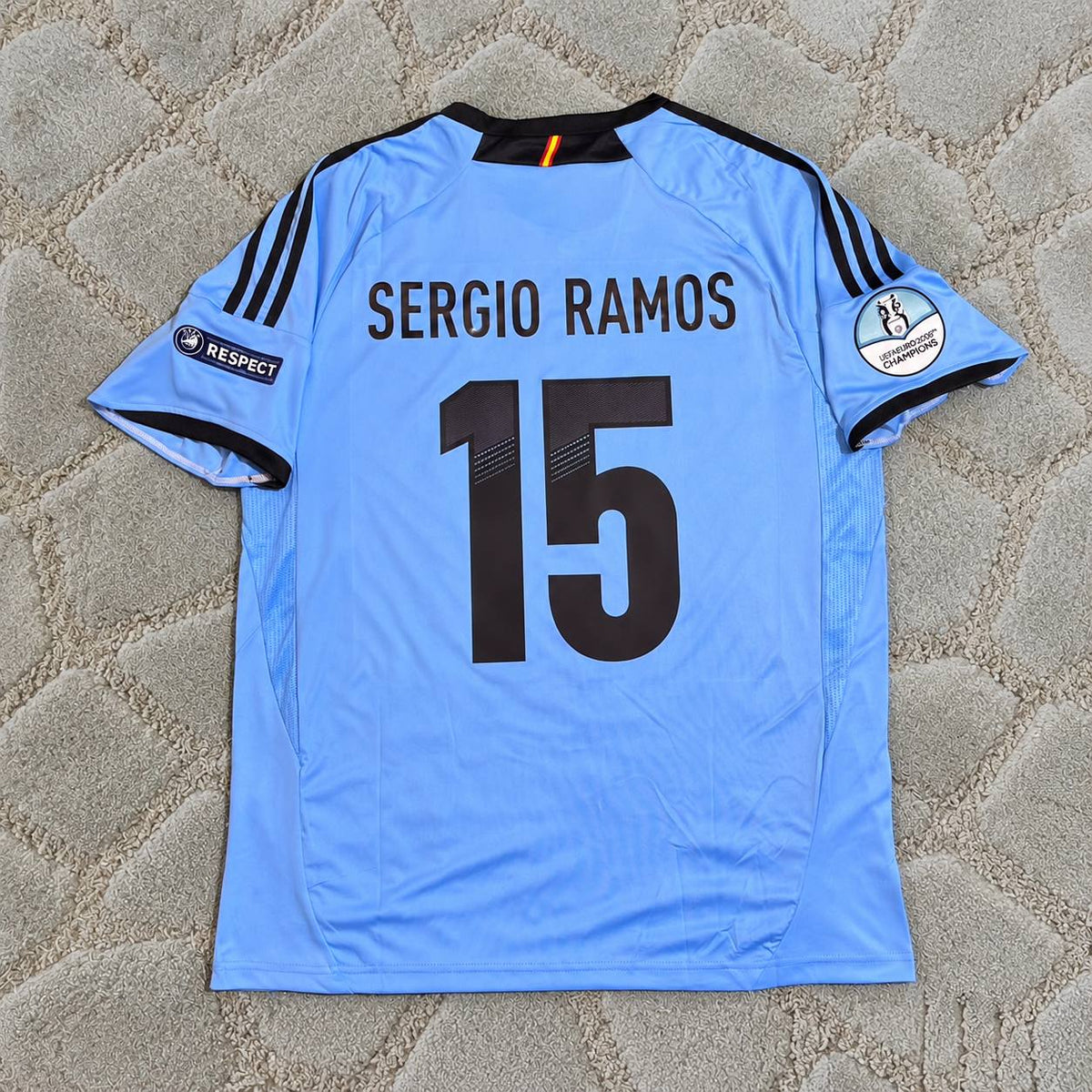 Sergio Ramos Spain EURO 2012 Final Retro Football Jersey Kit Trikot Maillot Magliaa