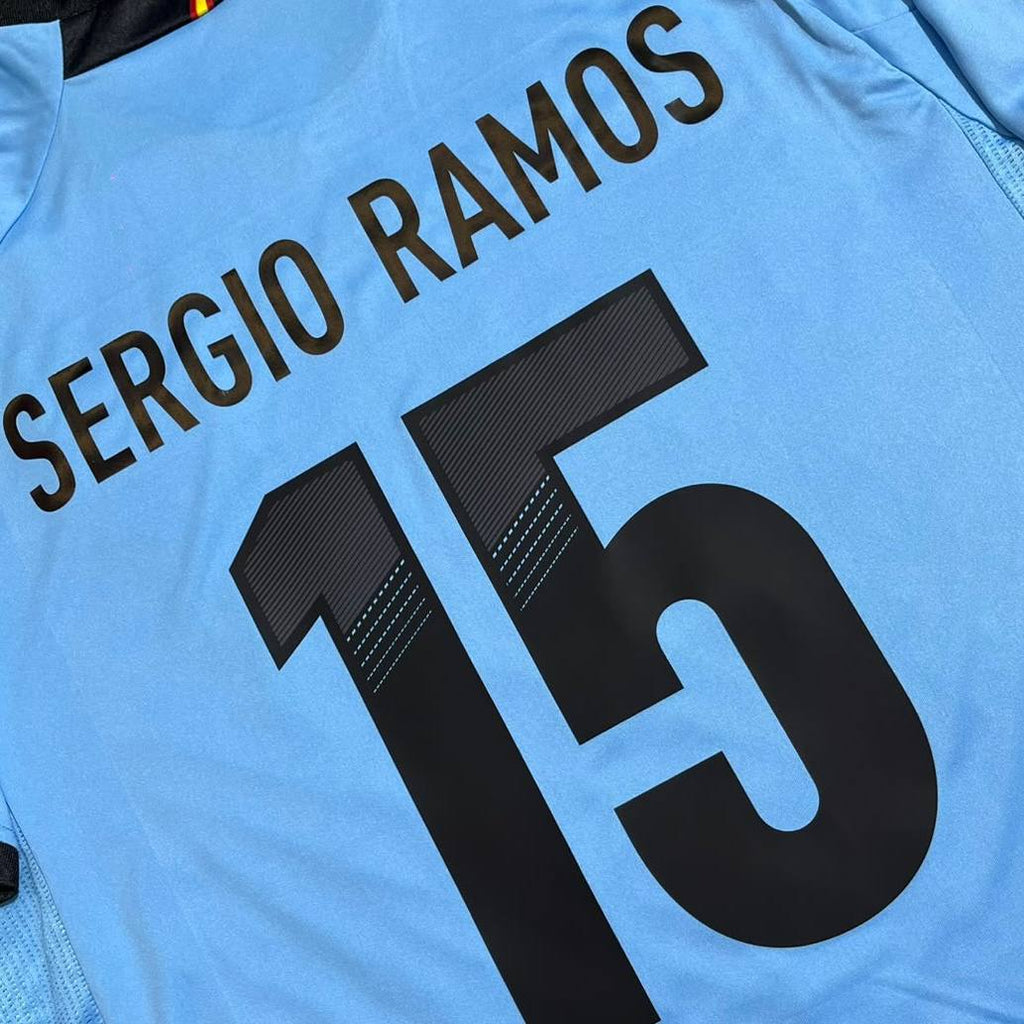 Sergio Ramos Spain EURO 2012 Final Retro Football Jersey Kit Trikot Maillot Magliaa