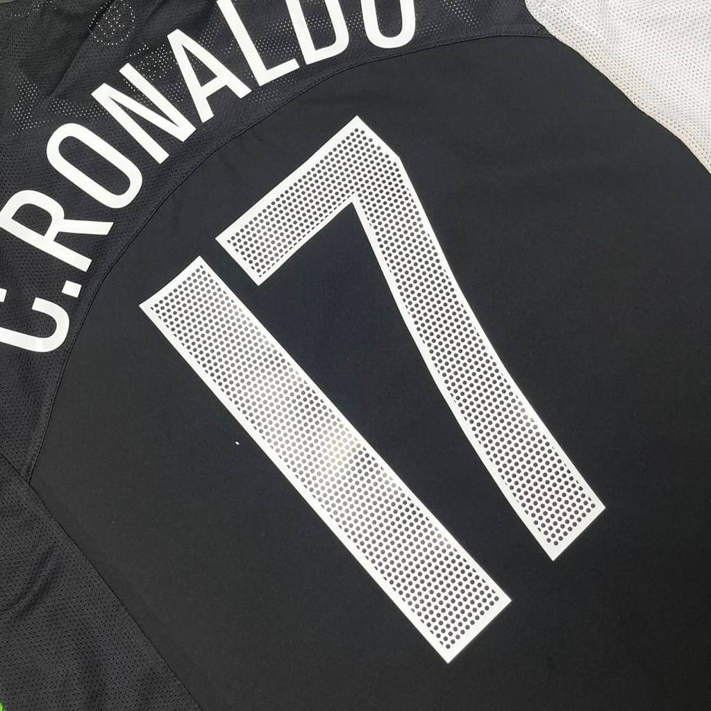 Cristiano Ronaldo Portugal 2005 Special White and Black Retro Football Jersey Kit