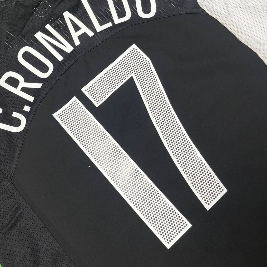 Cristiano Ronaldo Portugal 2005 Special White and Black Retro Football Jersey Kit