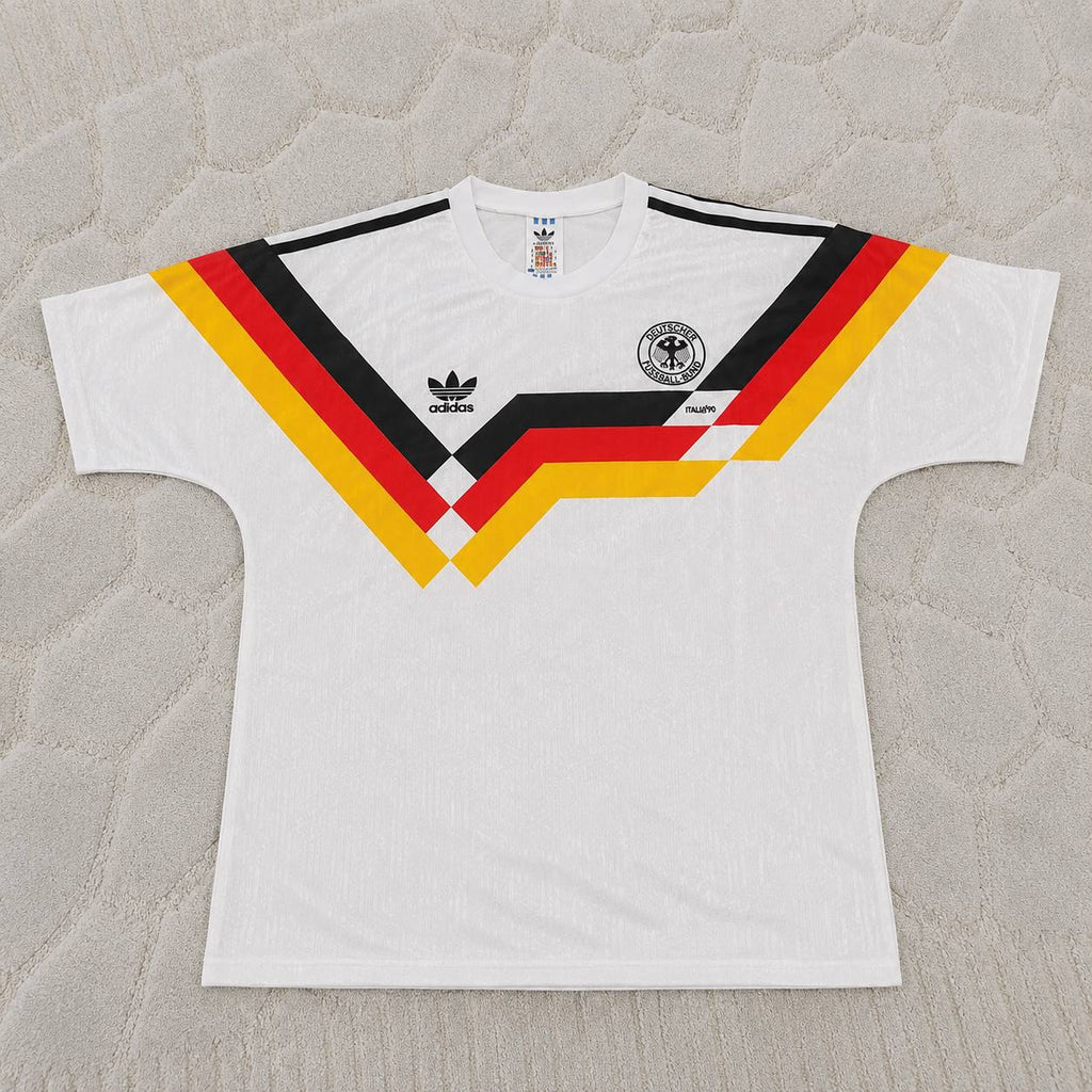 Rudi Völler Germany Deutschland 1990 Weltmeisterschaft Retro Fußballtrikot