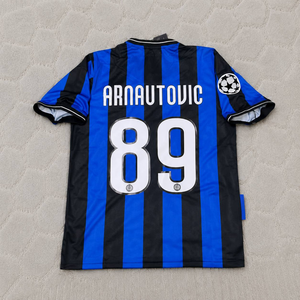 Marko Arnautovic Inter Milan 2009-2010 Retro Football Jersey