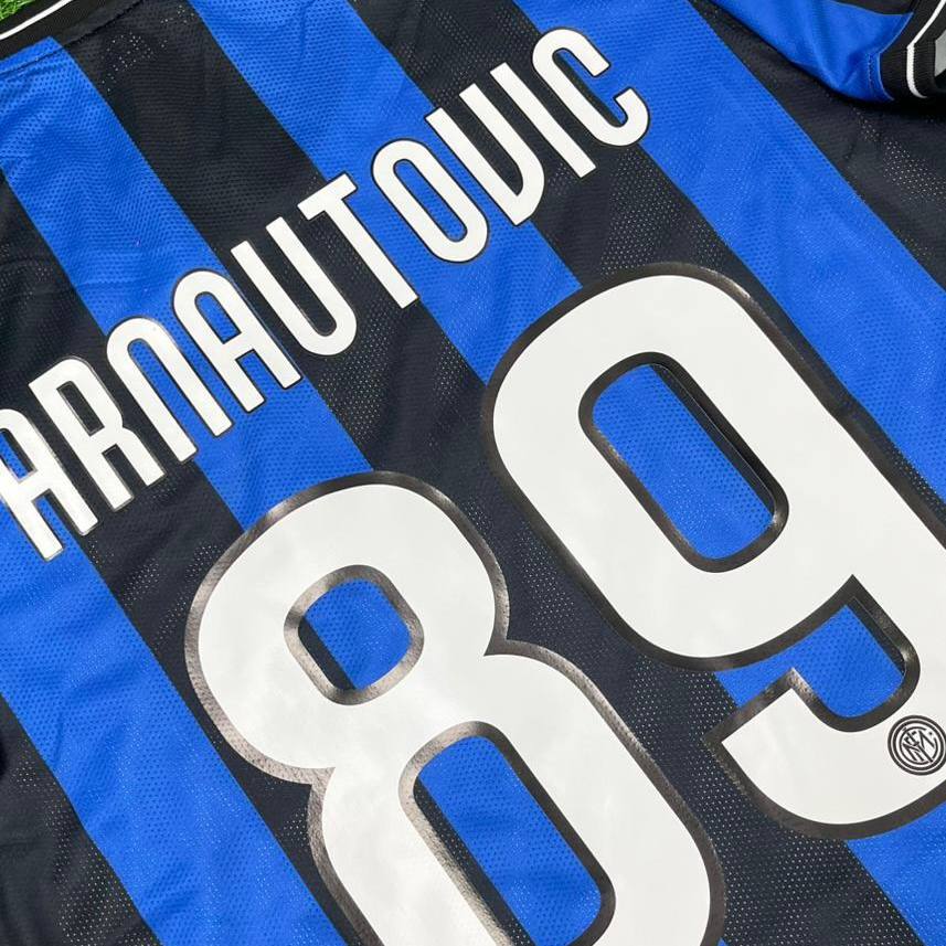 Marko Arnautovic Inter Milan 2009-2010 Retro Football Jersey