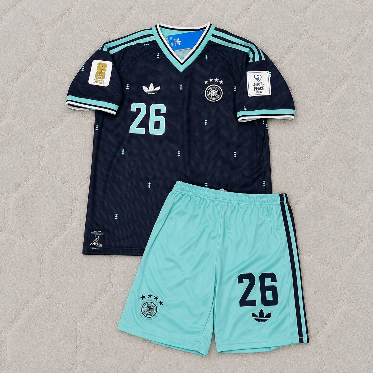 Deniz Undav Deutschland 2026 Weltmeisterschaft Kinder Fußballtrikot Set