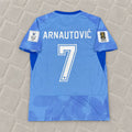 Marko Arnautović #7 Austria 2026 World Cup Away Blue Football Jersey Kit