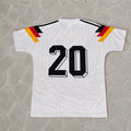 Olaf Thon Germany 1990 World Cup Retro Football Jersey Trikot Maillot