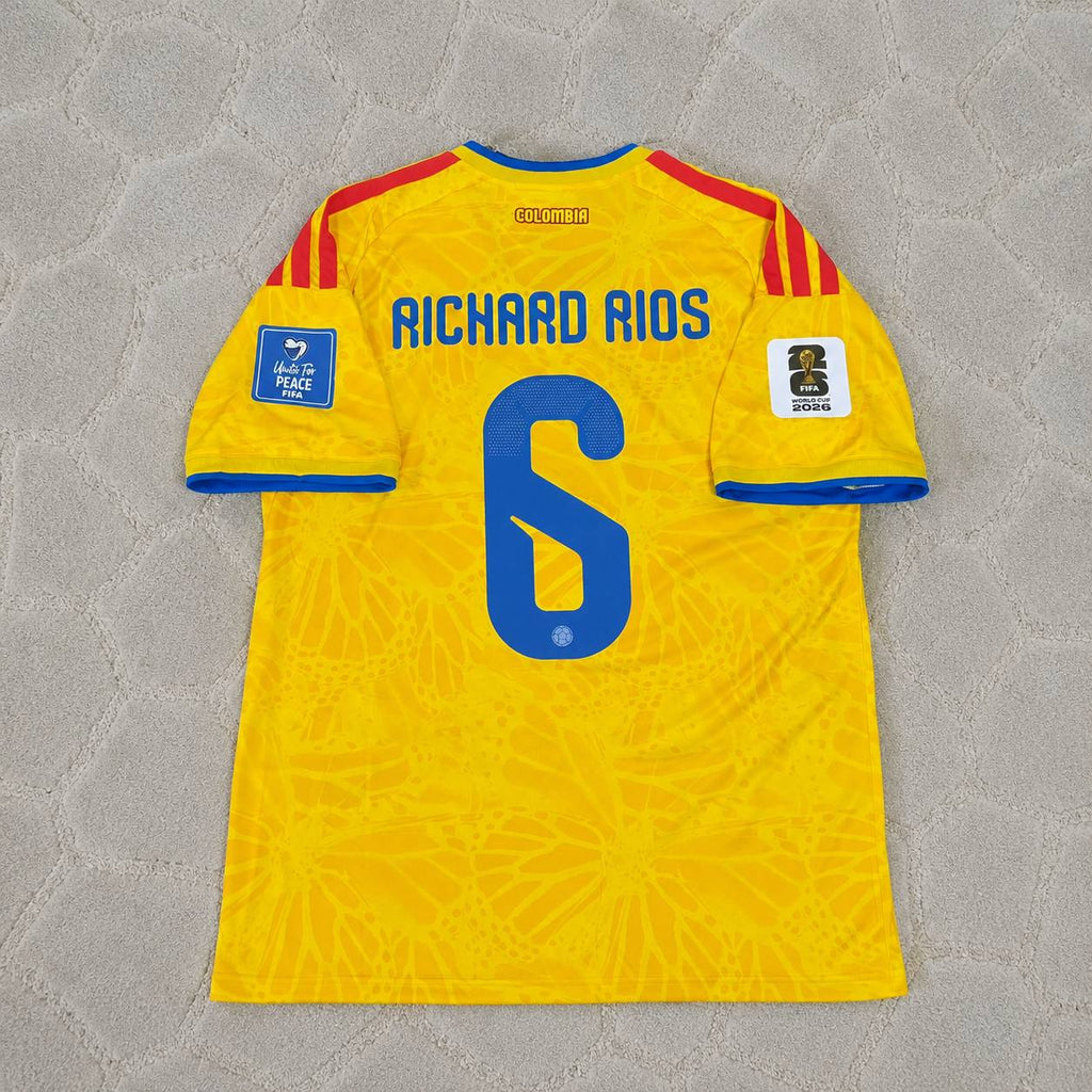 Richard Rios 6- Colombia 2026 World Cup Football Jersey