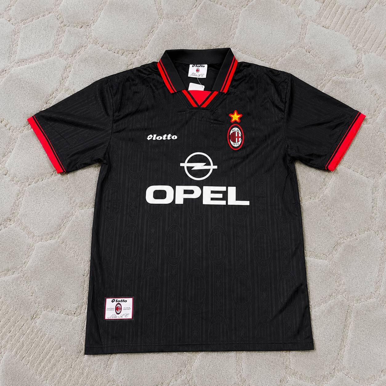 Paolo Maldini AC Milan 1997-1998 Retro Football Jersey