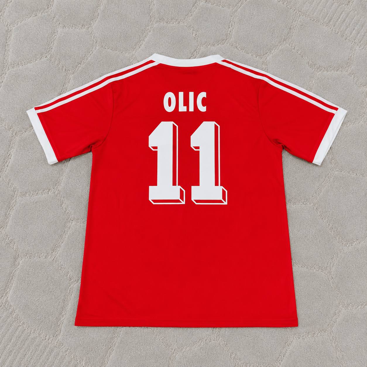 Ivica Olic Hamburger SV Rotes Heimtrikot Retro Fußballtrikot