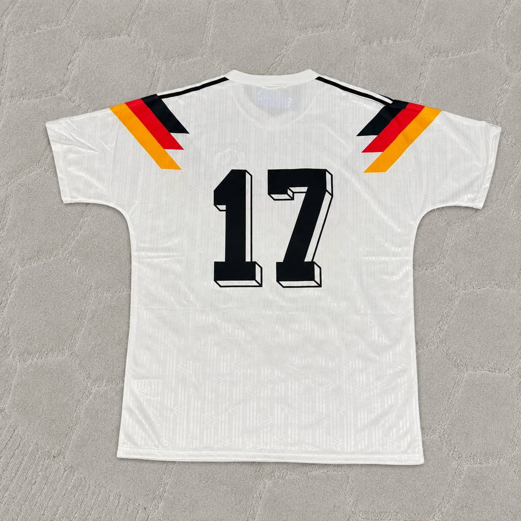 Andreas Möller Germany 1990 World Cup Retro Football Jersey Trikot Maillot