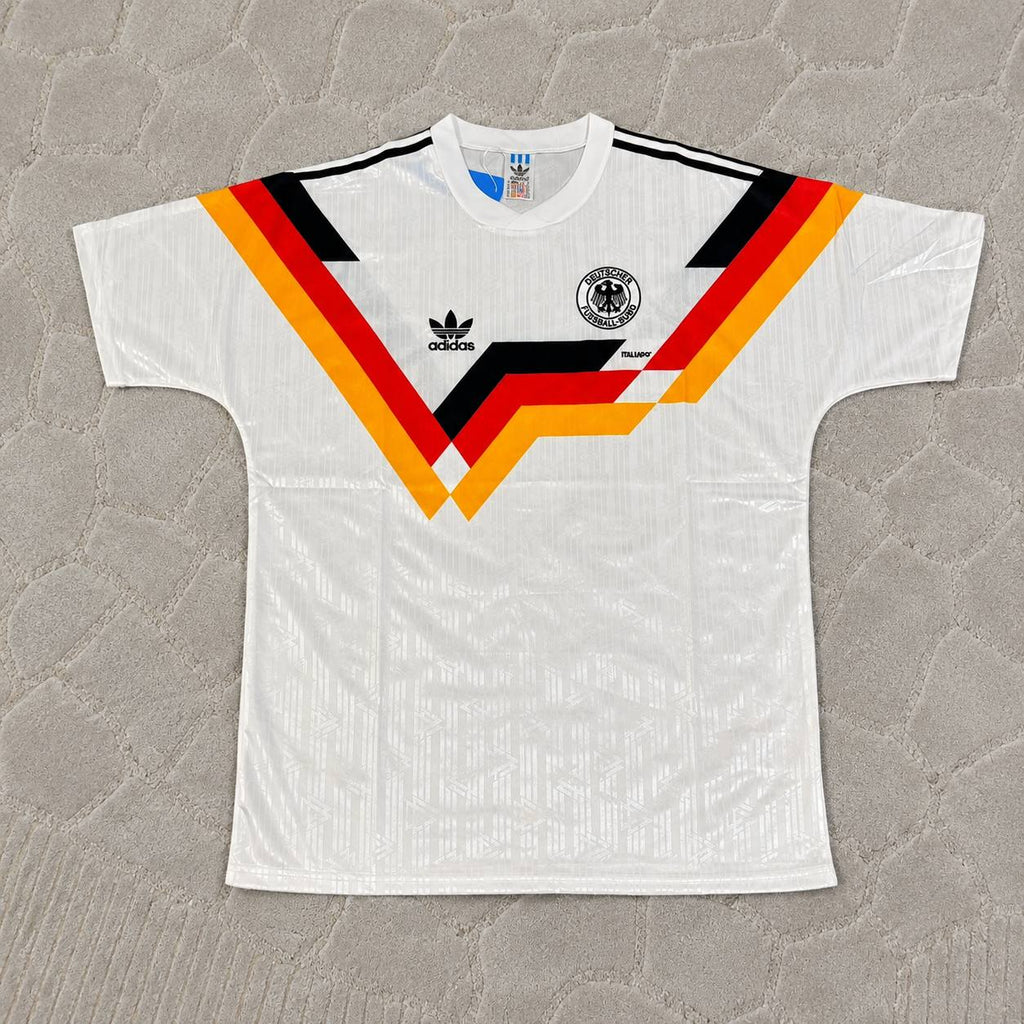 Andreas Möller Germany 1990 World Cup Retro Football Jersey Trikot Maillot