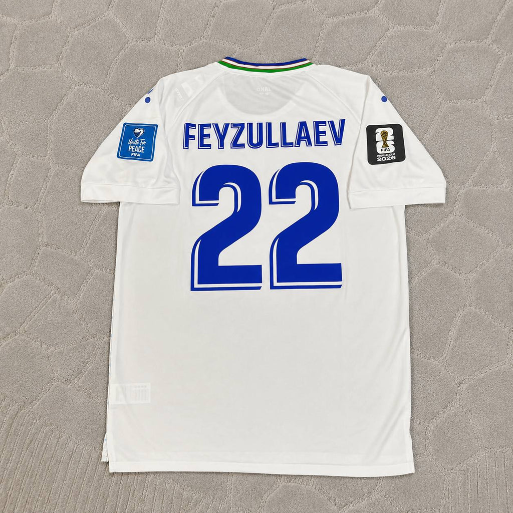 Abbosbek Fayzullaev Uzbekistan 2026 World Cup Football Jersey