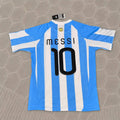 Lionel Messi 10- 2010 World Cup Argentina Retro Jersey