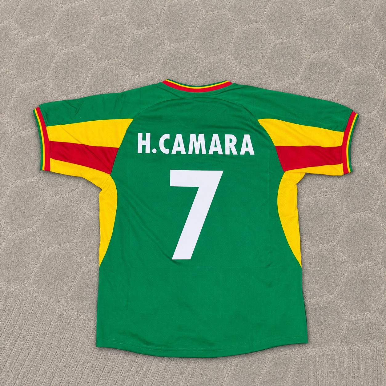 Henri Camara Senegal 2002 World Cup Retro Jersey