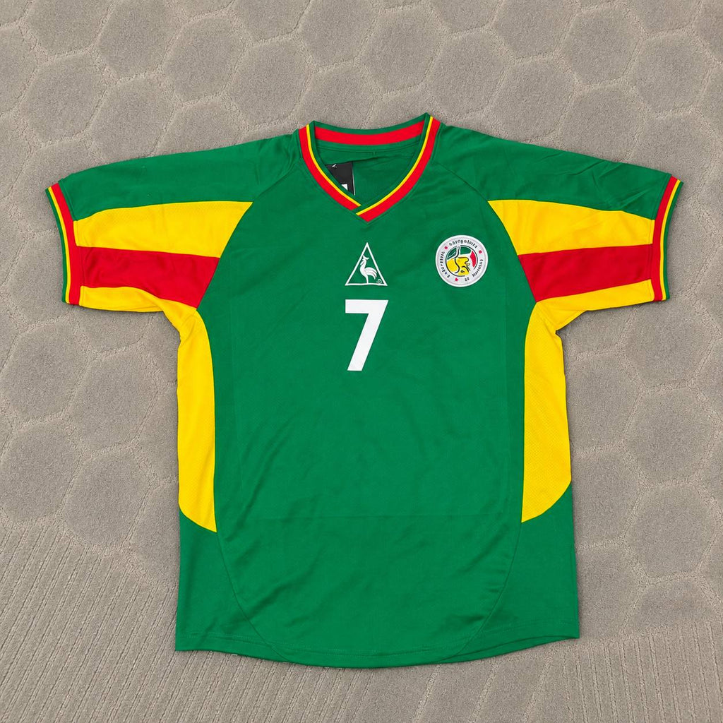 Henri Camara Senegal 2002 World Cup Retro Jersey