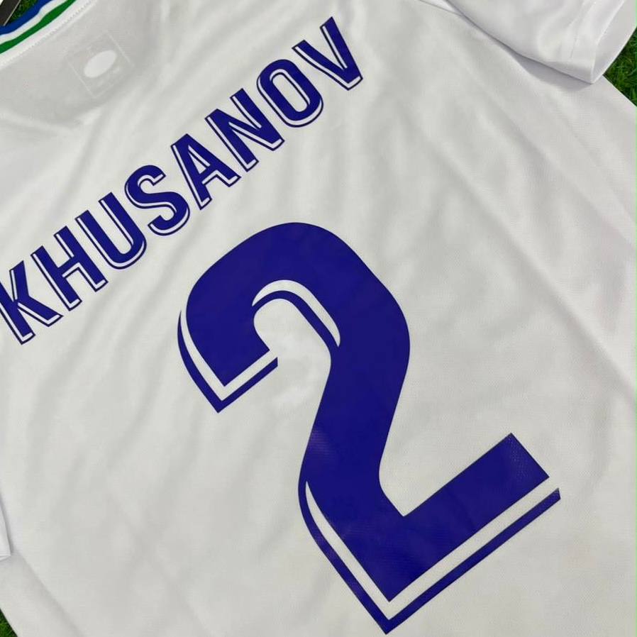 Abdukodir Khusanov Uzbekistan 2026 World Cup Football Jersey