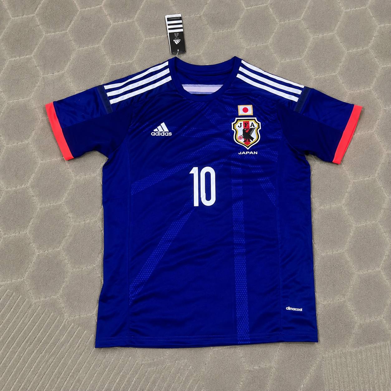 Shinji Kagawa Japan 2014 World Cup Blue Home Retro Jersey