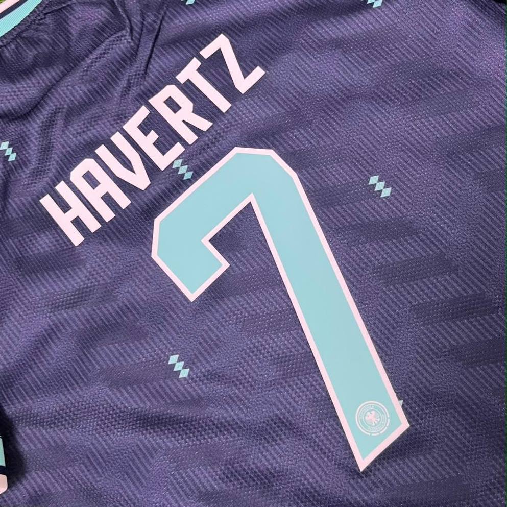 Kai Havertz Germany 2026 World Cup Kids Away Blue Football Jersey Kit