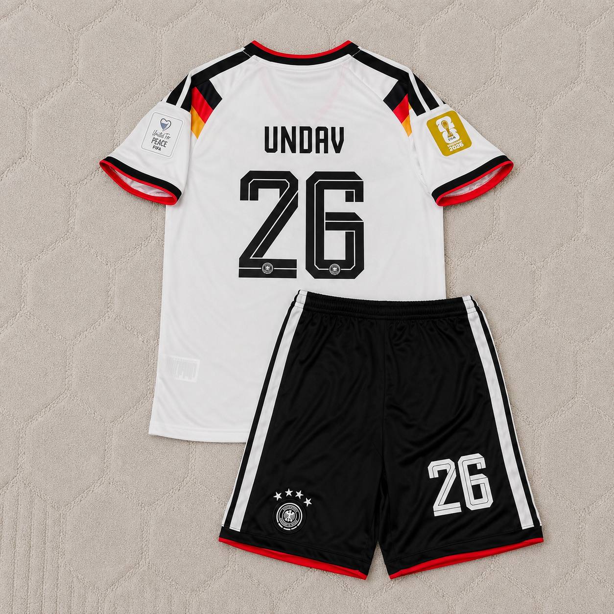Deniz Undav Germany 2026 World Cup Kids Home Football Jersey