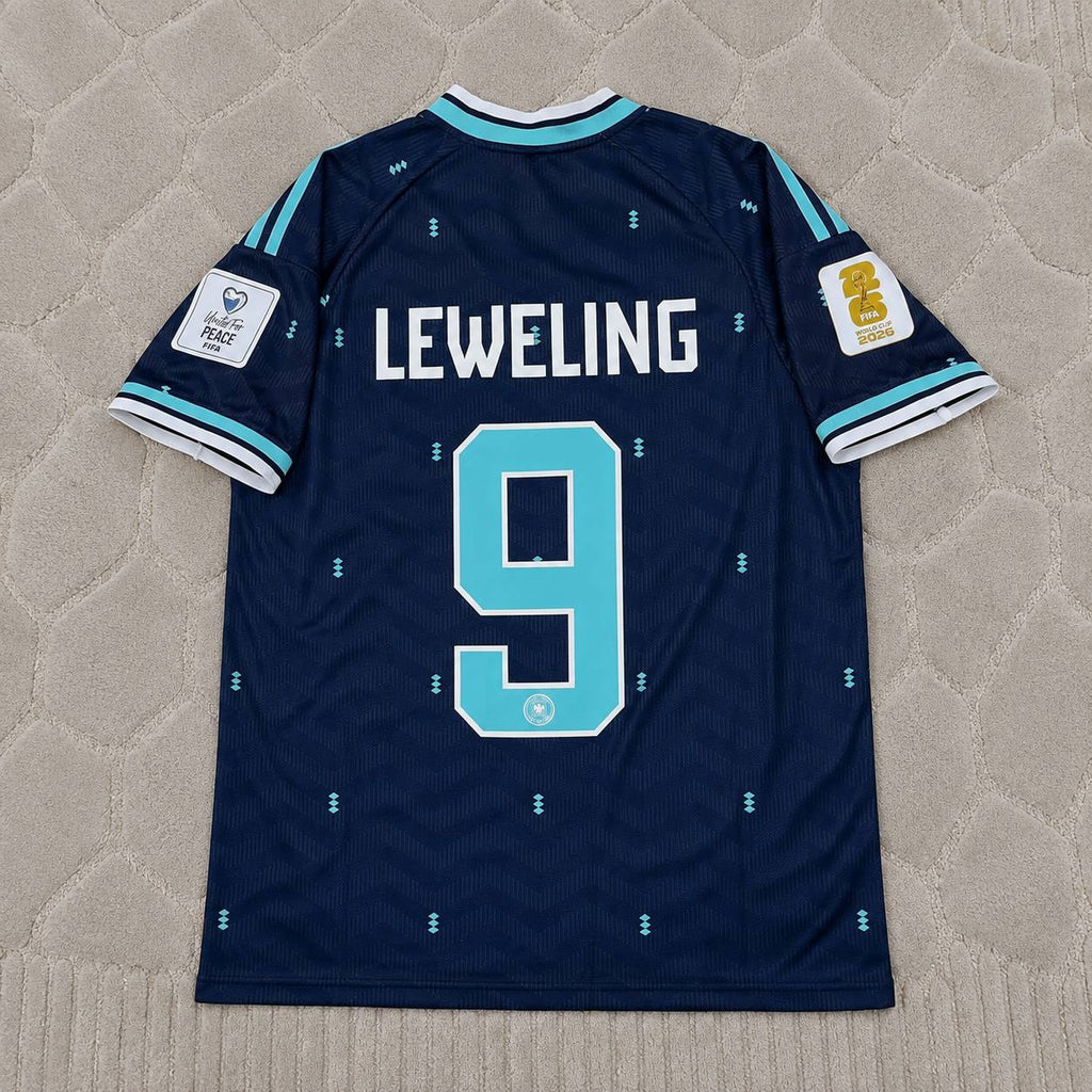 Jamie Leweling Germany 2026 World Cup Away Blue Football Jersey