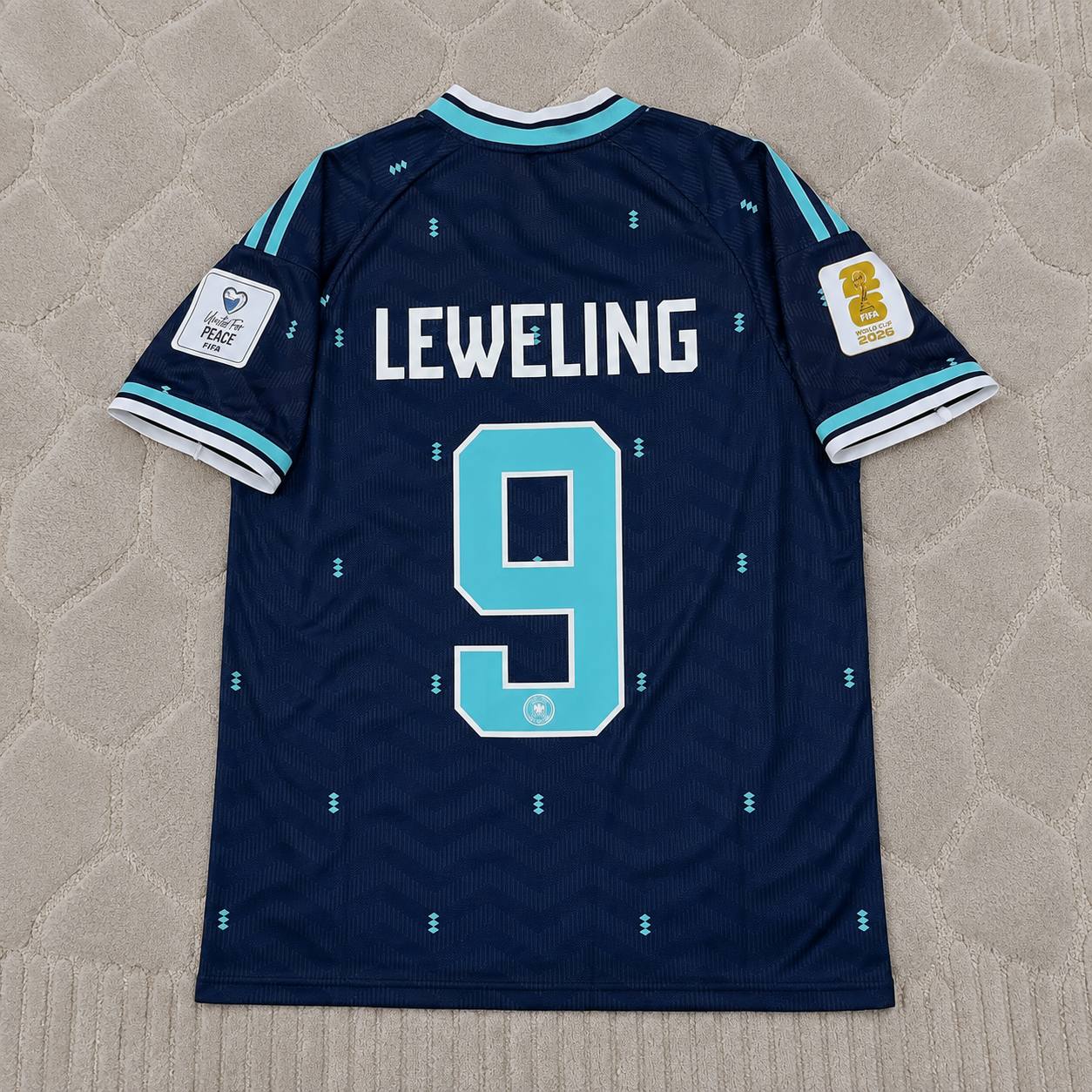 Jamie Leweling Germany 2026 World Cup Away Blue Football Jersey