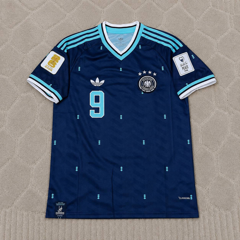Jamie Leweling Germany 2026 World Cup Away Blue Football Jersey