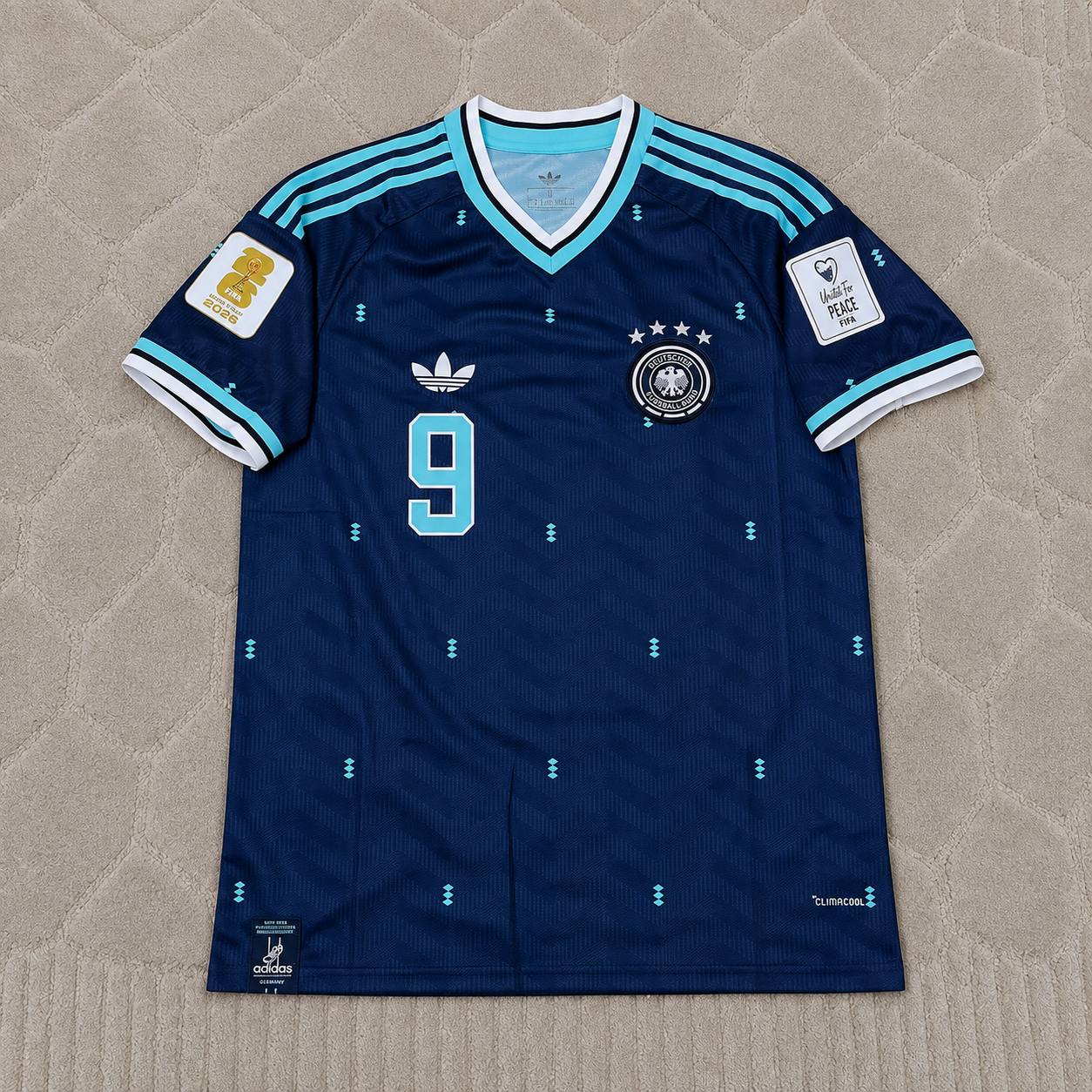 Jamie Leweling Germany 2026 World Cup Away Blue Football Jersey