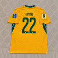 Jackson Irvine Australia 2026 World Cup Football Jersey