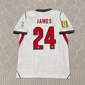 Reece James #24 England 2026 World Cup Home White Football Jersey